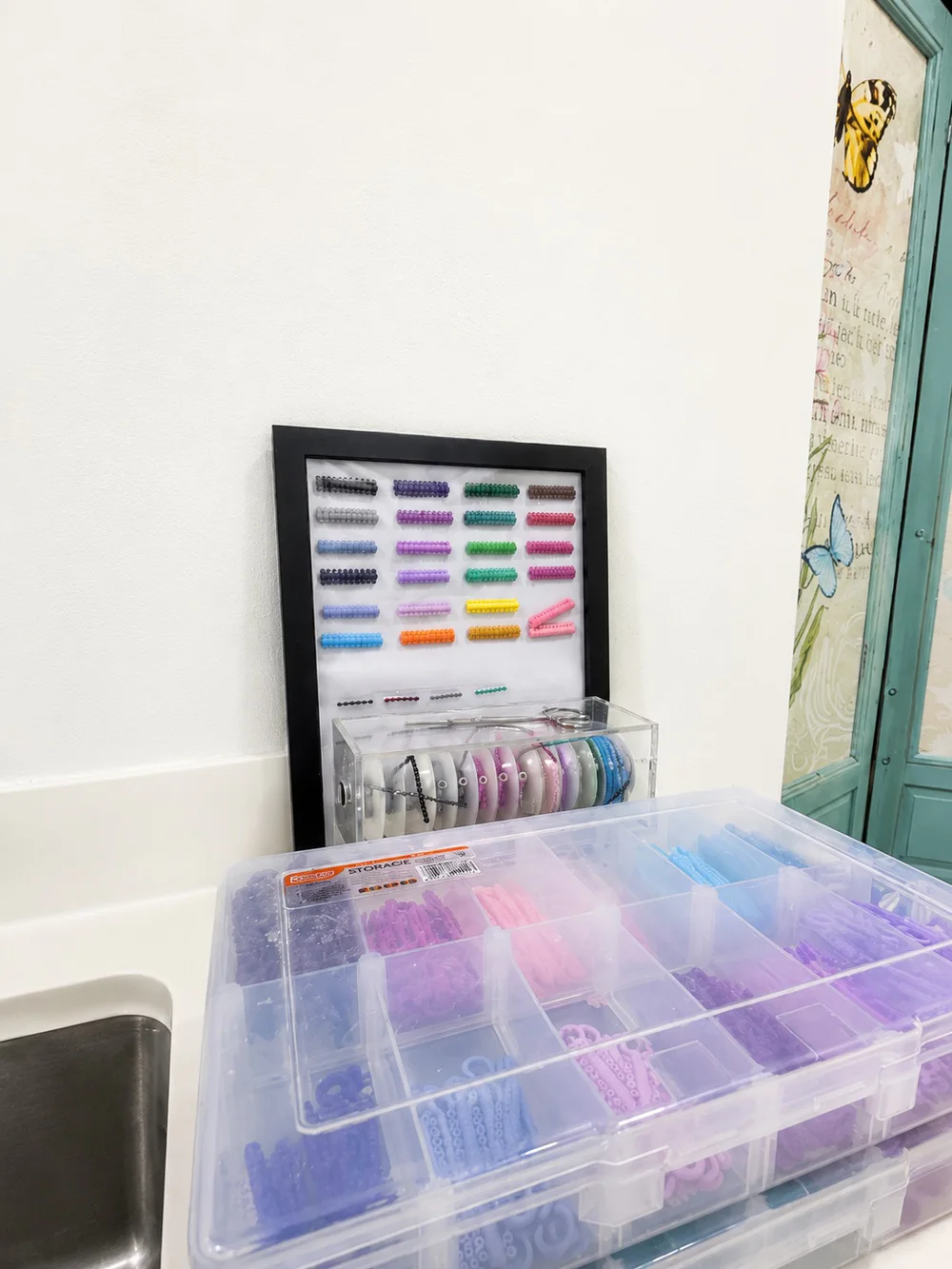Orthodontic colour selection available at Kayangan Dental Clinic