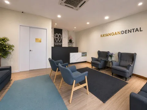 Overview of the Kayangan Dental Clinic waiting lounge
