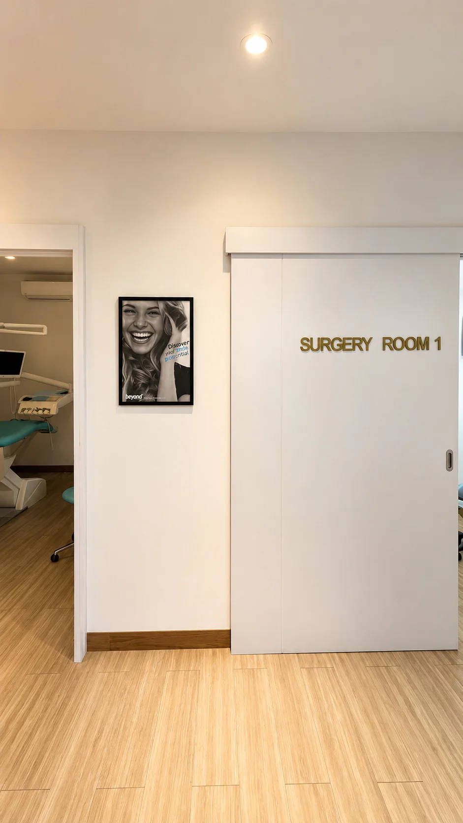 Entrance to Surgery Room 1 at Kayangan Dental Clinic
