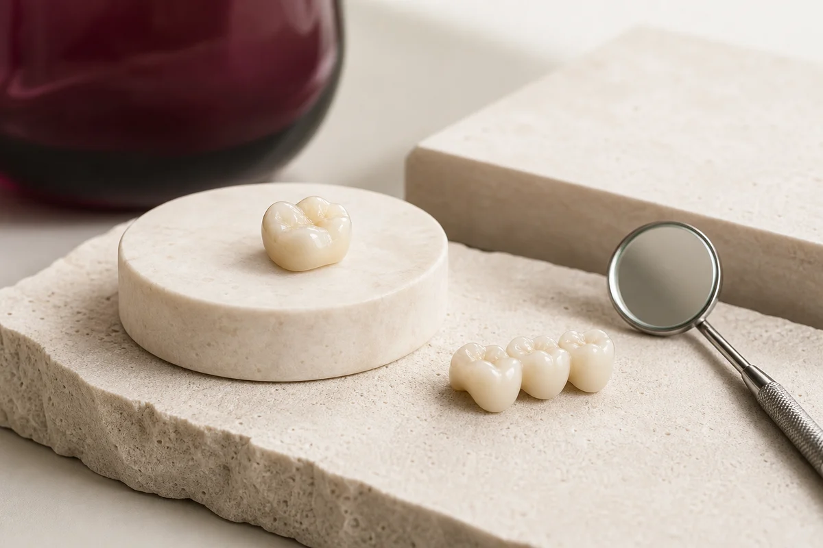 Restorative dental treatment in a bright clinical setting